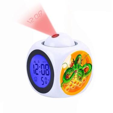 Imagem de Despertador digital LED Shenron Square 8x8x8cm para crianças - yiweisa