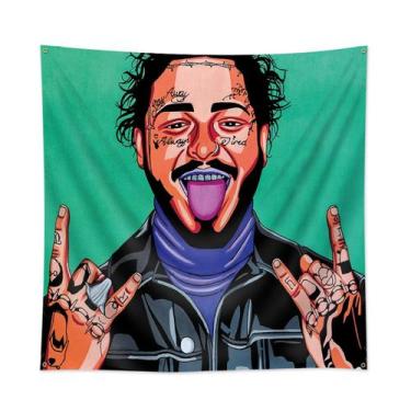 Imagem de Decoração de tapeçaria para pendurar na parede Malones Flag Art Anime 