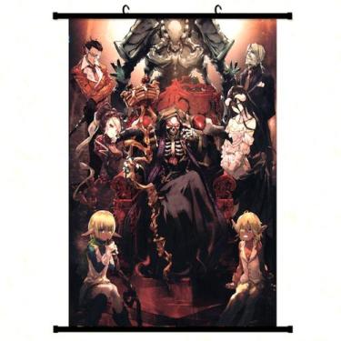 Imagem de Pôster de arte de parede em tela Overlords Albedos Anime 40x60cm - yiw