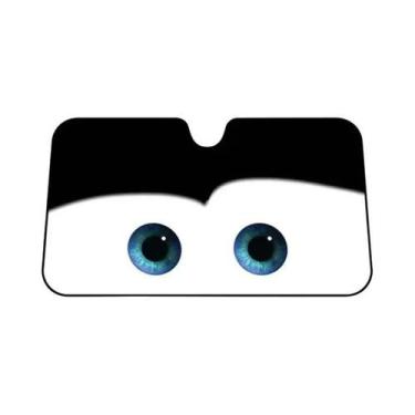 Imagem de Capa para Para-brisa de Carro com Proteção Solar - 6 Cores, Preto