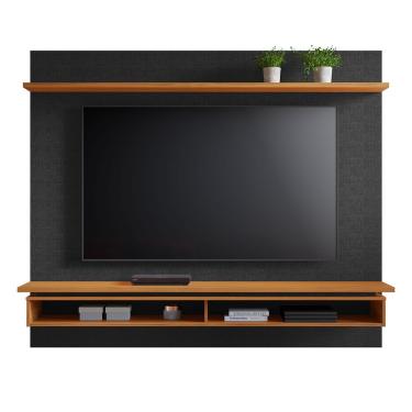 Imagem de Painel Para Tv Nt 1310 Preto Com Freijó - Notável