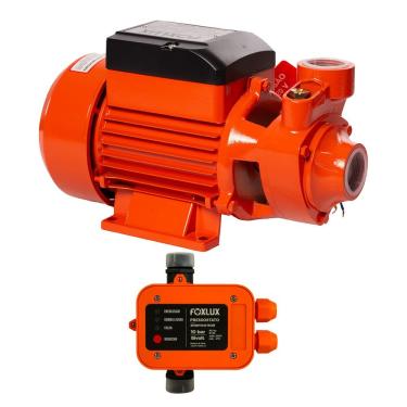 Imagem de Kit Bomba D'água Periférica 1-2cv 220V + Pressostato Foxlux