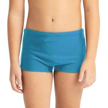 Imagem de Sunga Boxer Infantil Praia Menino Uv50 Piscina Natação A Cla, Azul, 6