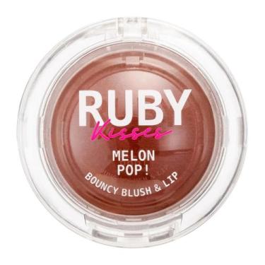 Imagem de Blush e lip melon pop bl bouncy blonzy pop ruby kisses - KISS NEW YORK