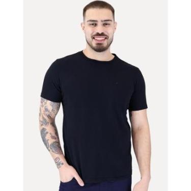 Imagem de Camiseta Ellus Cotton Fine Easa Classic Midnight Blue Marinho-Masculino