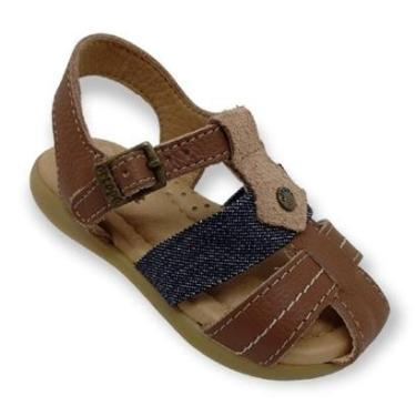 Imagem de Sandália Carinhoso Ortopé 223368-531 Marrom-Masculino