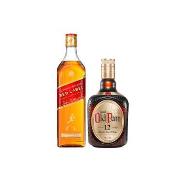 Imagem de COMBO WHISKY JOHNNIE  WALKER RED LABEL 750ml  + WHISKY OLD PARR 750ml