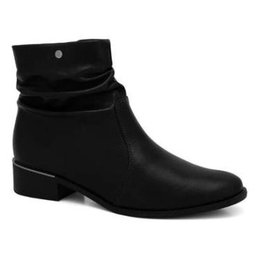 Imagem de Bota Feminina Cano Curto Slouch Ramarim Marrom 36 BR-Feminino