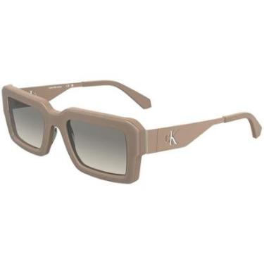 Imagem de Óculos de Sol Calvin Klein Jeans CKJ25606S 671 - Marrom 52-Unissex