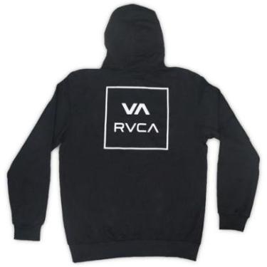 Imagem de Moletom RVCA Canguru All The Way - Preto-Masculino