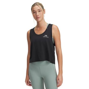 Imagem de Regata de Treino Under Armour Vanish Energy Scoop Feminino GG Preto-Feminino