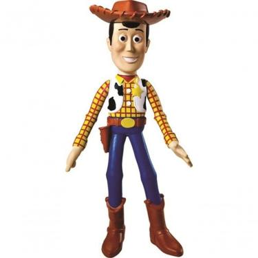 Imagem de Boneco de Brinquedo Woody Toy Story com Articulações em Vinil Atóxico Marrom Premium Colchões