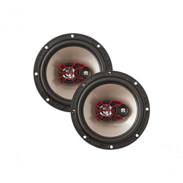 Imagem de Alto-falante Triaxial para Som Automotivo B3X60X 6 50W RMS 4R Preto com Resposta de Frequência Ampla e Cone