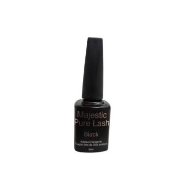 Imagem de Cola Adesivo De Cílios Majestic Pure Lash Black Preto 10ml