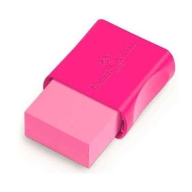 Imagem de Borracha Faber-Castell FC Max Neon Rosa Livre de PVC com Formulação de Alta Qualidade e...