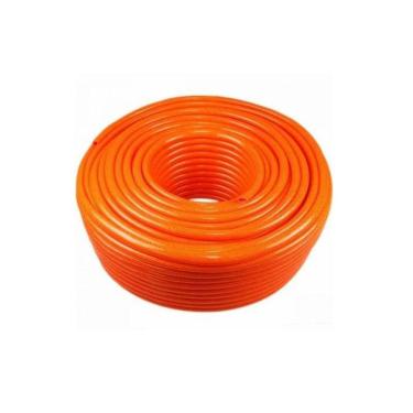 Imagem de Mangueira Trançada Siliconada Laranja 1/2 em Metro - Pabovi