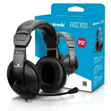 Imagem de Headset Multimídia HSL-102 Preto Fortrek