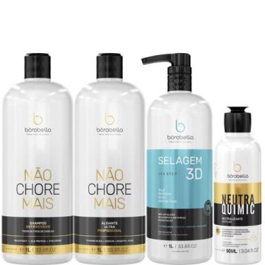 Imagem de Borabella Kit Não Chore + Selagem 3x1L+ NeutraQuimic 90ml
