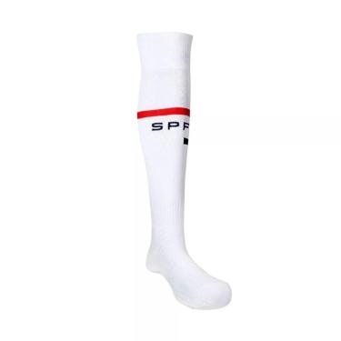 Imagem de Meião Futebol São Paulo New Balance Home 2024 Adulto Cano Longo-Masculino