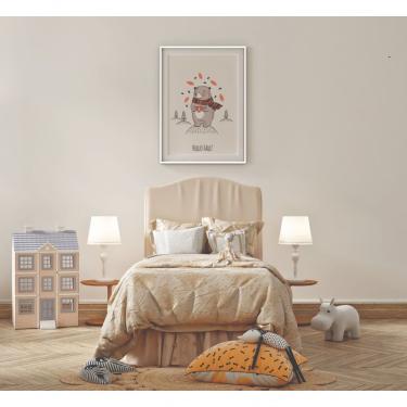 Imagem de Quadro Decorativo Infantil o Cheiro do Outono Retangular 20x30CM em Canvas com Ou sem V...