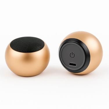 Imagem de Caixa de Som Bluetooth Portátil Mini Bolinha 3W com Bateria Recarregável e Alça para Tr...