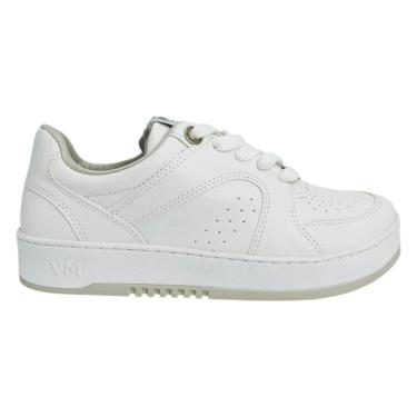 Imagem de tênis via marte napa casual simples moderno - branco-Feminino