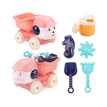 Imagem de Conjunto De Brinquedos De Praia Para Crianças: Roda De Areia, Balde, P