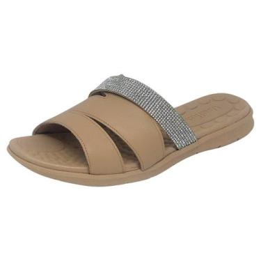 Imagem de Chinelo Feminino Rasteira Conforto Pratico Elegante Usaflex, Blush, 36