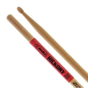 Imagem de Baqueta C. Ibañez Hickory SuperGrip 7AHSG Padrão 7A Punho Emborrachado