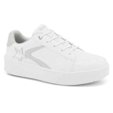 Imagem de Tênis Feminino Flatform Urbano Metalizado Dourado Dia a Dia Ramarim Re