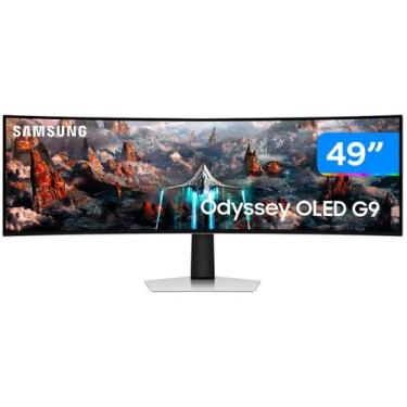 Imagem de Monitor Oled Gamer Odyssey G9 Curvo LS49CG930SLXZD 49 Polegadas Samsun