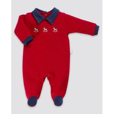 Imagem de Macacao linha cavalinho verm - ANJOS BABY, P