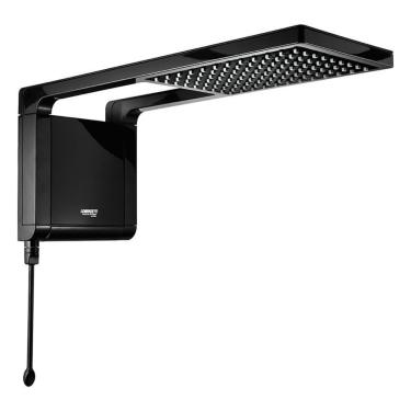 Imagem de Chuveiro Elétrico Acqua Storm Ultra Multitemperaturas 7800W Manual Preto Lorenzetti 220V