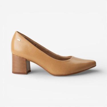Imagem de Sapato Scarpin Dakota Feminino Couro Caramelo, Mousse, 37