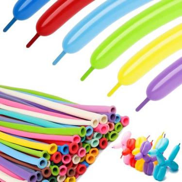 Imagem de Kit de Balões para Escultura KEXINGTUO 100 Peças 260 Longo Pastel