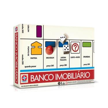 Imagem de Kit Jogo Detetive e Banco Imobiliário Clássicos com Investigação e Estratégia Estrela
