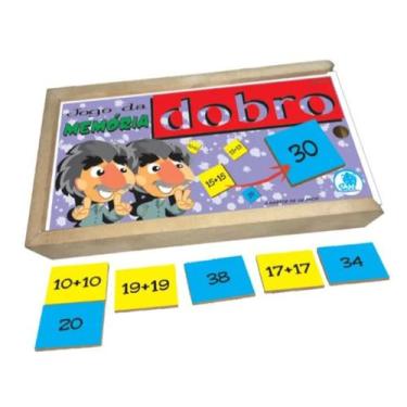 Imagem de Jogo da memória dobro em madeira - simque - 588, U