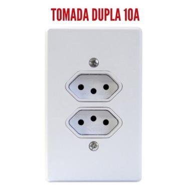 Imagem de Radial Linha Gelo Tomada ou Interruptor 4x2 Embutir 10A/20A Apagador, 