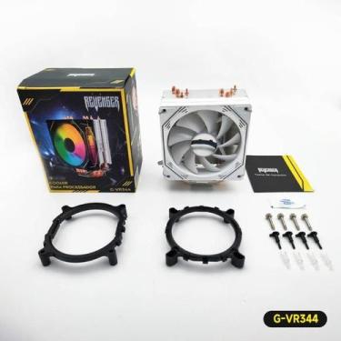Imagem de Cooler Fan LED RGB Processador CPU Multi Intel AMD Revenger G-VR344, B
