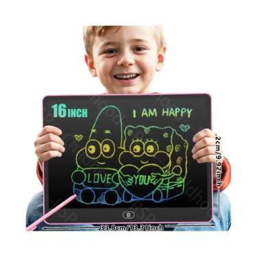 Imagem de Tablet De Desenho LCD Para Crianças De 8, 11, 13 E 16 Polegadas, Quadr