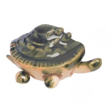 Imagem de ENFEITE DE PORCELANA TARTARUGA C/2 FILHOTES 7X5X4CM Cor:modelo 2 - sut