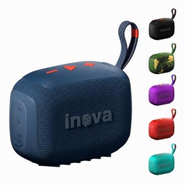 Imagem de Caixa de Som, inava, Go-4, Bluetooth, Portátil,12h de reprodução, À Prova D'água IP67, TWS/FM/USB/TF(Azul)