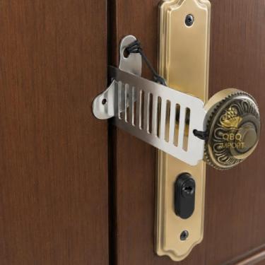 Imagem de Trava de Porta Portátil, Fechadura para Viagem, Fechadura de porta de Hotel, Fechadura para AIRBNB, Fechadura de Aço Inoxidavel, Trava de Porta,Universal