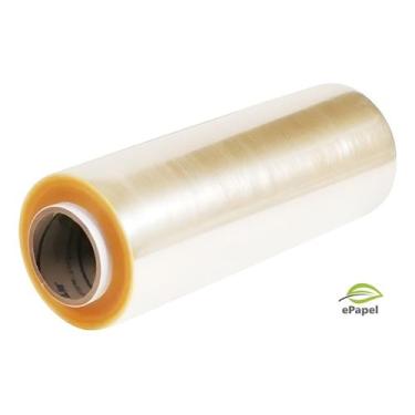 Imagem de 01 Rolo Plástico Filme Pvc 38cm X 300m Bobina 38x300 - Sem marca