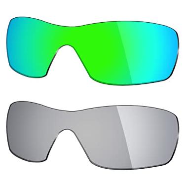 Imagem de 2 pares de lentes polarizadas de substituição da Mryok para óculos de sol Oakley Dart – Opções