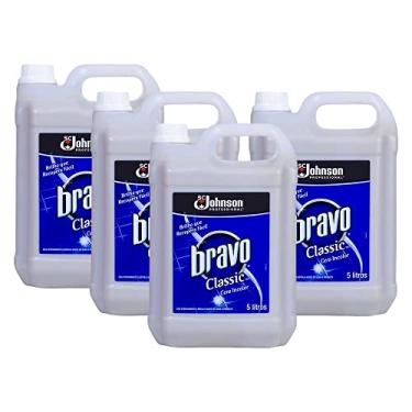Imagem de Kit 4 Cera Líquida Bravo Incolor Classic 5l