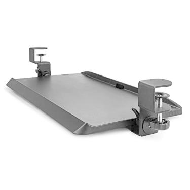 Imagem de Kantek Bandeja de teclado inclinável com grampo de mesa, 50 cm L x 31 cm P, preta (KT165)