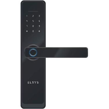 Imagem de Fechadura Digital de Embutir Wi-Fi com Biometria ESF-DE4000B Elsys