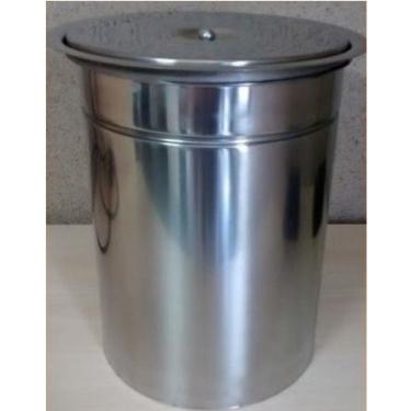 Imagem de Lixeira De Embutir Inox 3 Litros