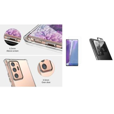 Imagem de Película Nano Gel Samsung Galaxy Note 20 Tela 6.7 + Película Da Lente + Capa Reforçada